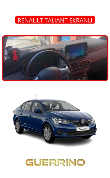 RENAULT TALIANT EKRANLITORPİDO KORUMA KILIFI KIRMIZI KENAR ürün görseli 1