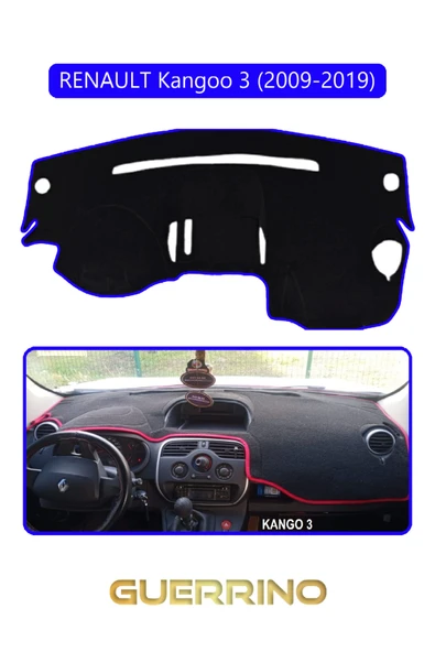 RENAULT Kangoo 3 (2007–now)TORPİDO KORUMA KILIFI MAVİ KENAR ürün görseli 1