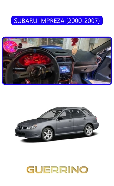 SUBARU IMPREZZA (2000-2007)TORPİDO KORUMA KILIFI MAVİ KENAR ürün görseli 1