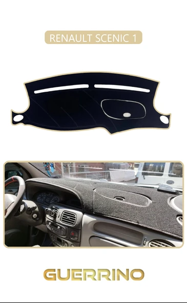 RENAULT SCENIC 1TORPİDO KORUMA KILIFI BEJ KENAR ürün görseli 1