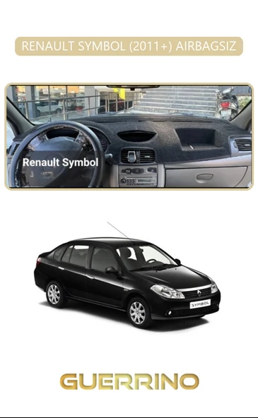 RENAULT SYMBOL 2011+ AIRBAGSIZTORPİDO KORUMA KILIFI BEJ KENAR ürün görseli 1