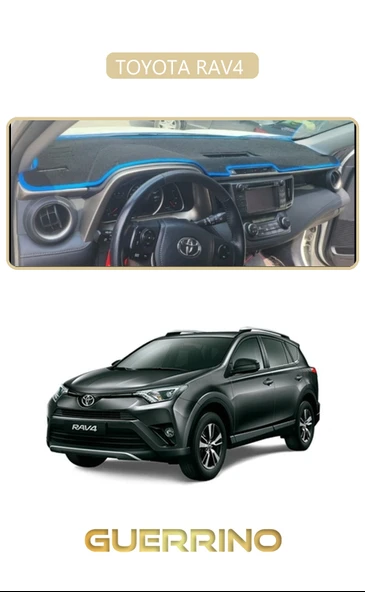 TOYOTA RAV4 TORPİDO KORUMA KILIFI BEJ KENAR ürün görseli 1