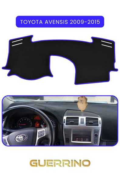 TOYOTA Avensis (2009-2015)TORPİDO KORUMA KILIFI MAVİ KENAR ürün görseli 1