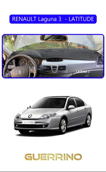 RENAULT Laguna 3  - LATITUDETORPİDO KORUMA KILIFI MAVİ KENAR ürün görseli 1