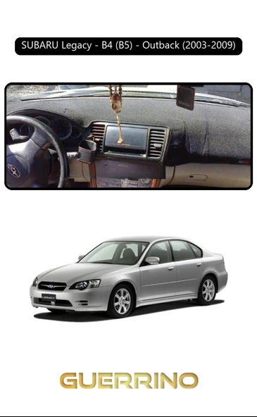 SUBARU Legacy / B4 (B5) / Outback (2003-2009)TORPİDO KORUMA KILIFI SİYAH KENAR ürün görseli 1