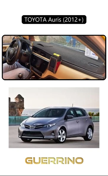 TOYOTA Auris (2012-2013)TORPİDO KORUMA KILIFI SİYAH KENAR ürün görseli 1