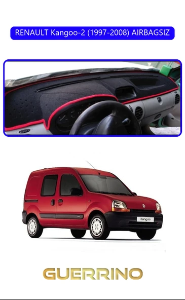 RENAULT Kangoo-2 (1997-2008) AIRBAGSIZTORPİDO KORUMA KILIFI MAVİ KENAR ürün görseli 1