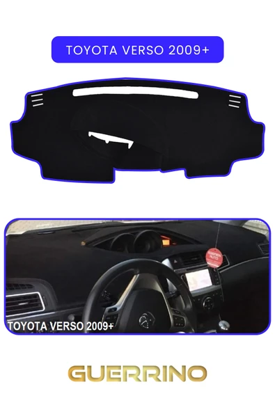 TOYOTA Verso (2009+)TORPİDO KORUMA KILIFI MAVİ KENAR ürün görseli 1