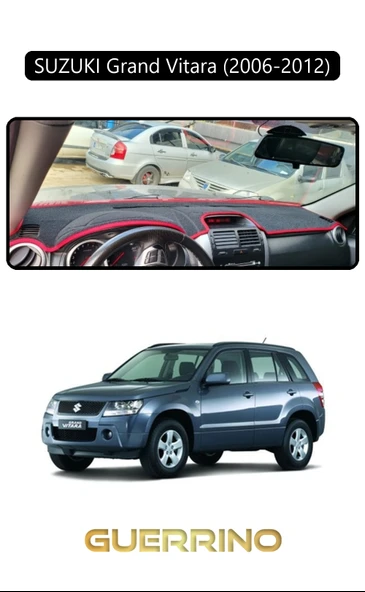 SUZUKI Grand Vitara (2006-2012) TORPİDO KORUMA KILIFI SİYAH KENAR ürün görseli 1