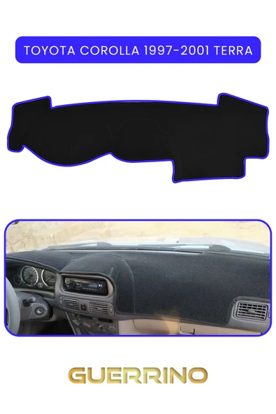 TOYOTA Corolla (1997-2001) TERRATORPİDO KORUMA KILIFI MAVİ KENAR ürün görseli 1