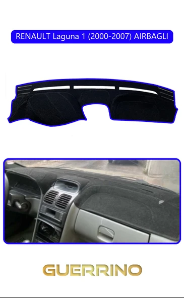 RENAULT Laguna 1 (2000-2007) AIRBAGLITORPİDO KORUMA KILIFI MAVİ KENAR ürün görseli 1