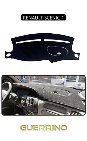 RENAULT SCENIC 1TORPİDO KORUMA KILIFI SİYAH KENAR ürün görseli 1