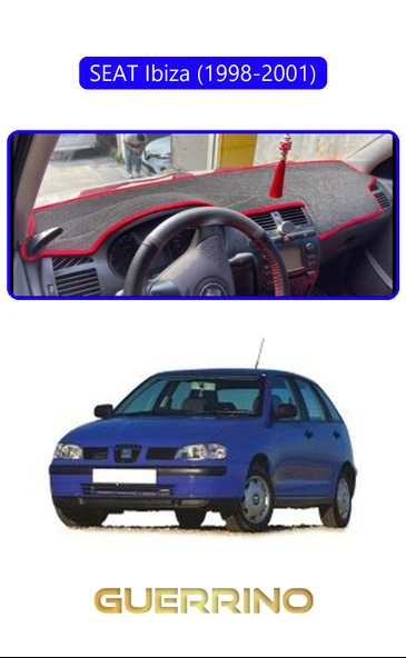 SEAT Ibiza (1998-2001)TORPİDO KORUMA KILIFI MAVİ KENAR ürün görseli 1