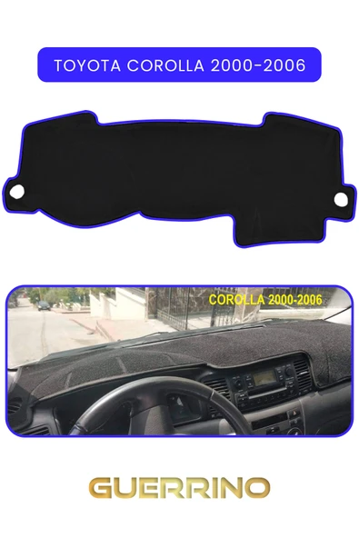 TOYOTA Corolla (2000-2006)TORPİDO KORUMA KILIFI MAVİ KENAR ürün görseli 1