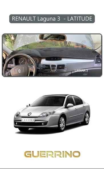 RENAULT Laguna 3  - LATITUDETORPİDO KORUMA KILIFI GRİ KENAR ürün görseli 1