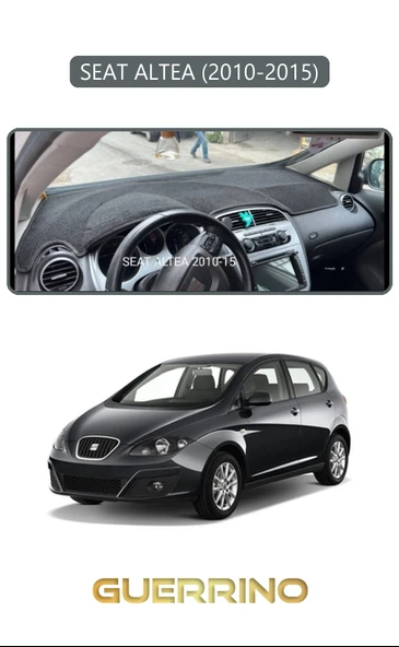 SEAT ALTEA (2010-2015)TORPİDO KORUMA KILIFI GRİ KENAR ürün görseli 1