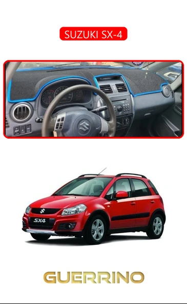 SUZUKI SX-4TORPİDO KORUMA KILIFI KIRMIZI KENAR ürün görseli 1
