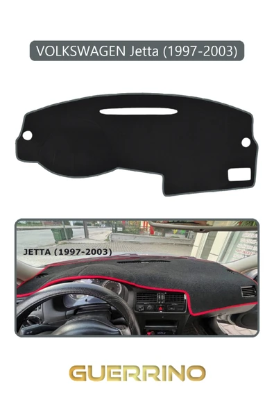 VOLKSWAGEN Jetta (1997-2003) TORPİDO KORUMA KILIFI GRİ KENAR ürün görseli 1