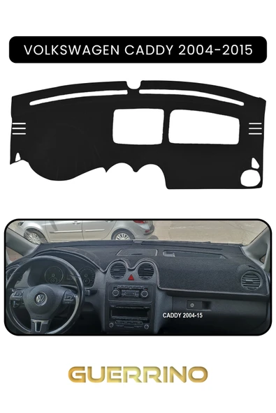 VOLKSWAGEN Caddy (2004-2015 )TORPİDO KORUMA KILIFI SİYAH KENAR ürün görseli 1