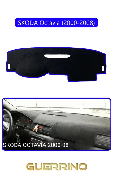 SKODA Octavia (2000-2008)TORPİDO KORUMA KILIFI MAVİ KENAR ürün görseli 1