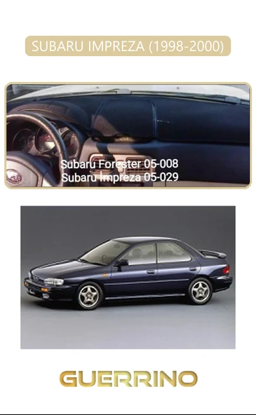 SUBARU IMPREZZA (1998-2000)TORPİDO KORUMA KILIFI BEJ KENAR ürün görseli 1