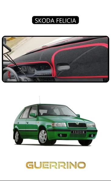 SKODA FELICIATORPİDO KORUMA KILIFI SİYAH KENAR ürün görseli 1