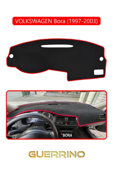 VOLKSWAGEN BORA (1997-2003) TORPİDO KORUMA KILIFI KIRMIZI KENAR ürün görseli 1