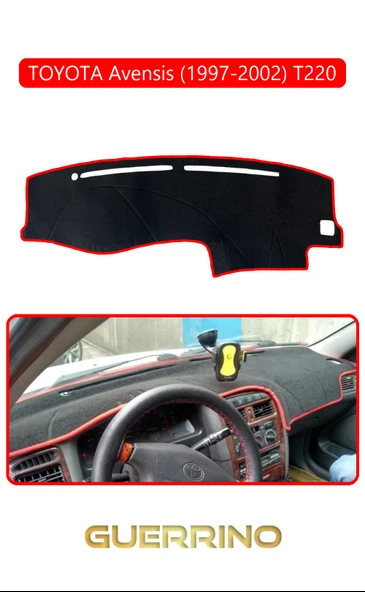 TOYOTA Avensis (1997-2002) T220TORPİDO KORUMA KILIFI KIRMIZI KENAR ürün görseli 1