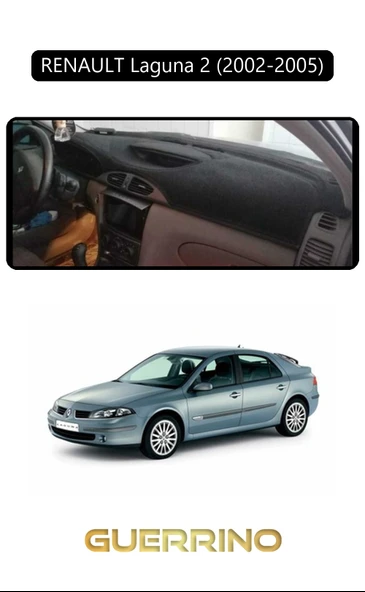RENAULT Laguna 2 (2002-2005)TORPİDO KORUMA KILIFI SİYAH KENAR ürün görseli 1