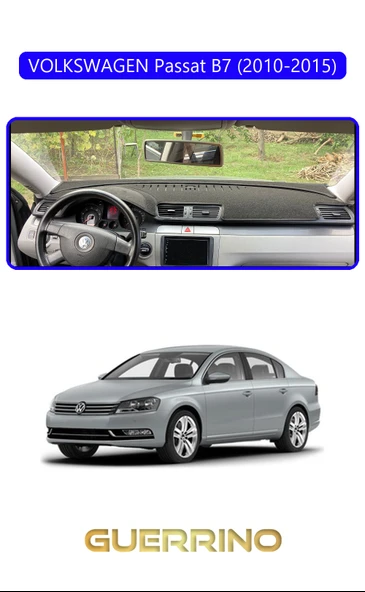 VOLKSWAGEN Passat B7 (2010-2015)TORPİDO KORUMA KILIFI MAVİ KENAR ürün görseli 1