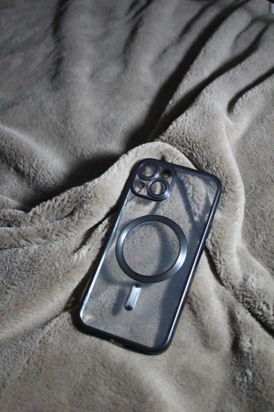 İphone 14 Uyumlu Magsafeli Kamera Koruyuculu Silikon Kılıf ürün görseli 1