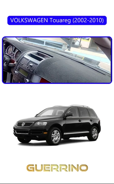 VOLKSWAGEN Touareg (2002-2010) ;TORPİDO KORUMA KILIFI MAVİ KENAR ürün görseli 1