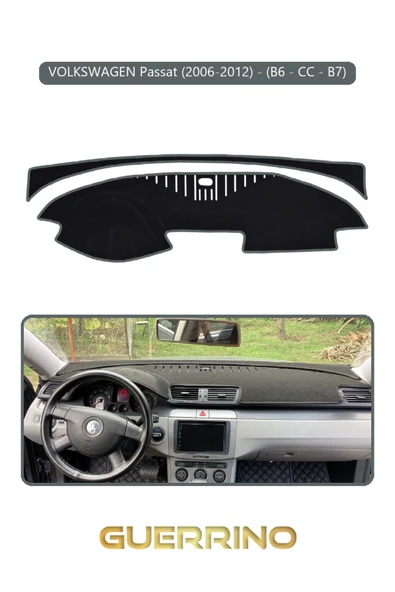 VOLKSWAGEN Passat (2006-2012) - (B6/CC; ) B7TORPİDO KORUMA KILIFI GRİ KENAR ürün görseli 1