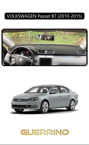 VOLKSWAGEN Passat B7 (2010-2015)TORPİDO KORUMA KILIFI SİYAH KENAR ürün görseli 1