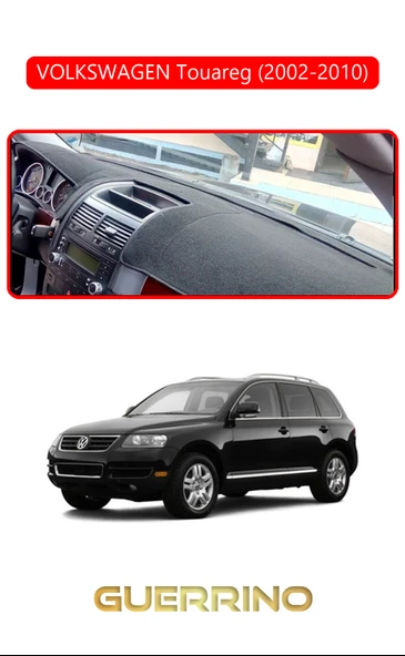 VOLKSWAGEN Touareg (2002-2010) ;TORPİDO KORUMA KILIFI KIRMIZI KENAR ürün görseli 1