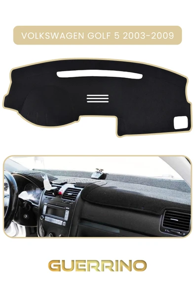 VOLKSWAGEN Golf 5 (2003-2009)TORPİDO KORUMA KILIFI BEJ KENAR ürün görseli 1