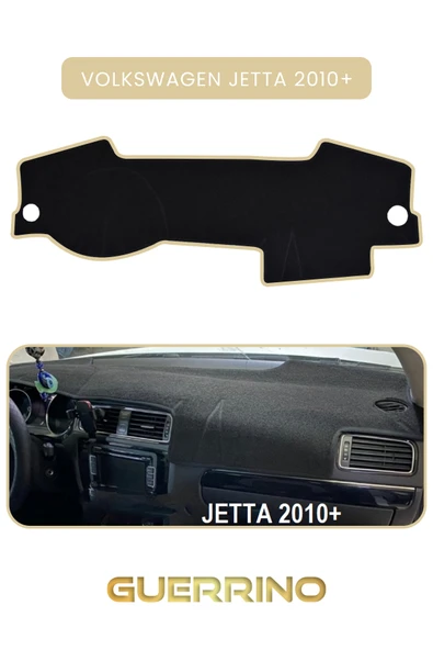 VOLKSWAGEN Jetta (2010+)TORPİDO KORUMA KILIFI BEJ KENAR ürün görseli 1