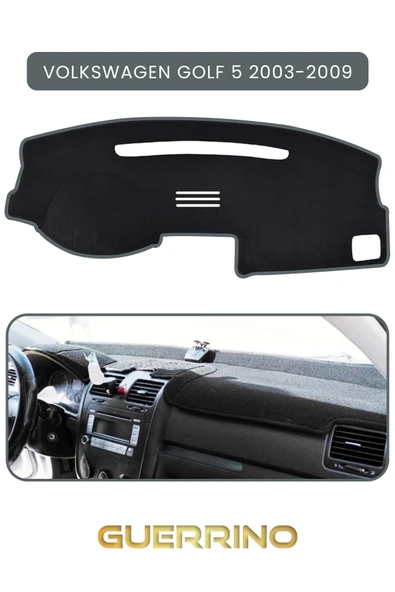 VOLKSWAGEN Golf 5 (2003-2009)TORPİDO KORUMA KILIFI GRİ KENAR ürün görseli 1