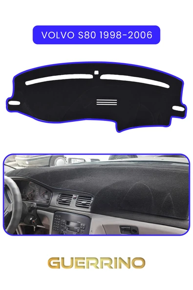 VOLVO S80 (1998-2006)TORPİDO KORUMA KILIFI MAVİ KENAR ürün görseli 1