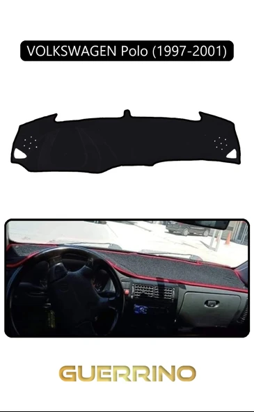 VOLKSWAGEN Polo (1997-2001)TORPİDO KORUMA KILIFI SİYAH KENAR ürün görseli 1