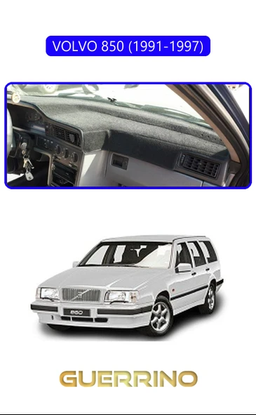 VOLVO 850 (1991-1997)TORPİDO KORUMA KILIFI MAVİ KENAR ürün görseli 1