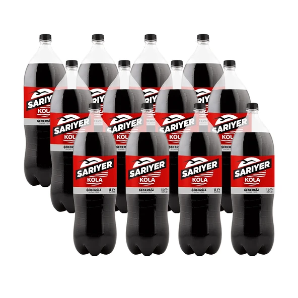 Sarıyer Kola 1 lt Şekersiz x 12 Adet ürün görseli 1