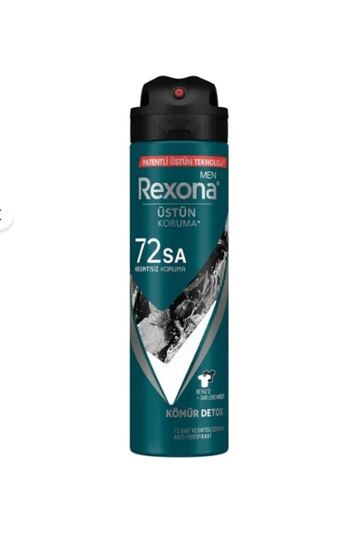 Rexona Men Sprey Deodorant Kömür Detoks 150 ml ürün görseli 1
