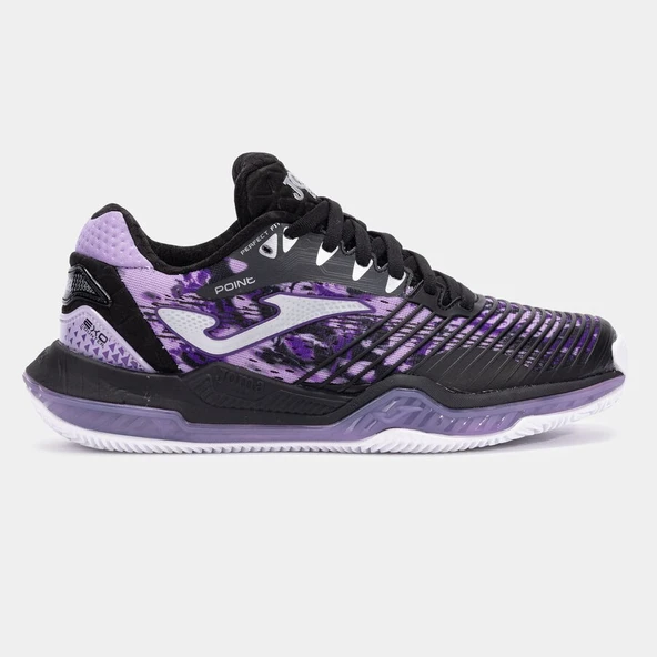 Joma Point Kadın 2501 Siyah Mor Tenis Ayakkabısı ürün görseli 1