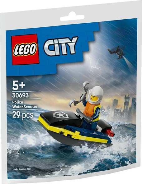 LEGO City 30693 Police Water Scooter ürün görseli 1