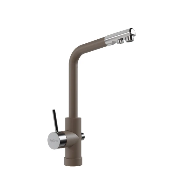 RealStone Abant Arıtmalı Eviye Bataryası Cappuccino ürün görseli 1