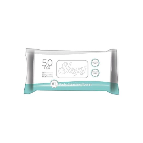 Sleepy Vücut Temizleme Mendili Xl 50"li ürün görseli 1