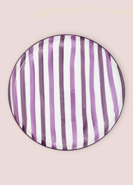 The Mia Joy Servis Tabağı Mor 30 cm - Resim 7