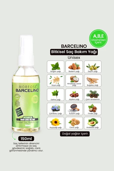 MORFOSE BARCELINO SAÇ YAĞI 150 ML - Resim 2