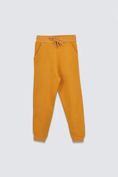 2'Li Basic Şardonlu 2 İplik Eşofman Set ( Winnie The Pooh - Hardal ) - Resim 4